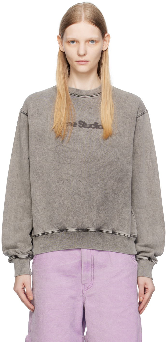 Mikina Acne Studios Blurred Šedá | AI0141-, 0