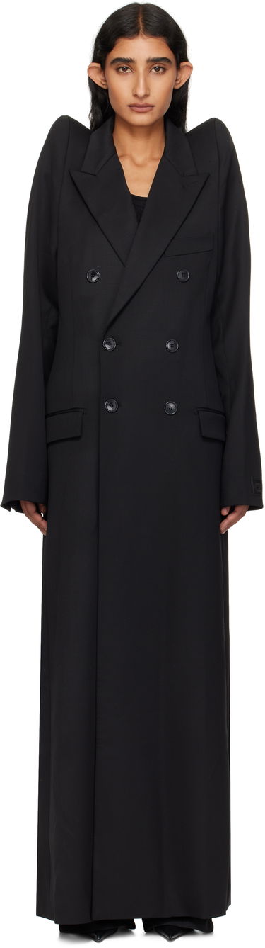 Kabáty VETEMENTS VETEMENTS Tight Shoulder Tailored Coat Čierna | UH76TC900B, 0