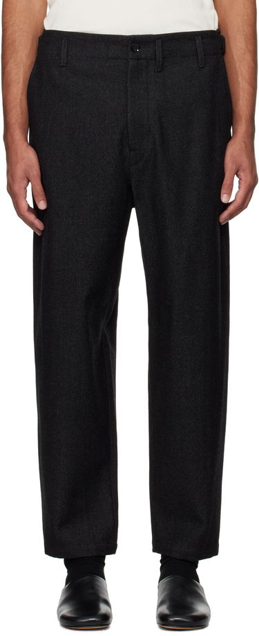 Nohavice LEMAIRE Carrot Fit Wool Trousers Čierna | PA1129 LF1319, 0
