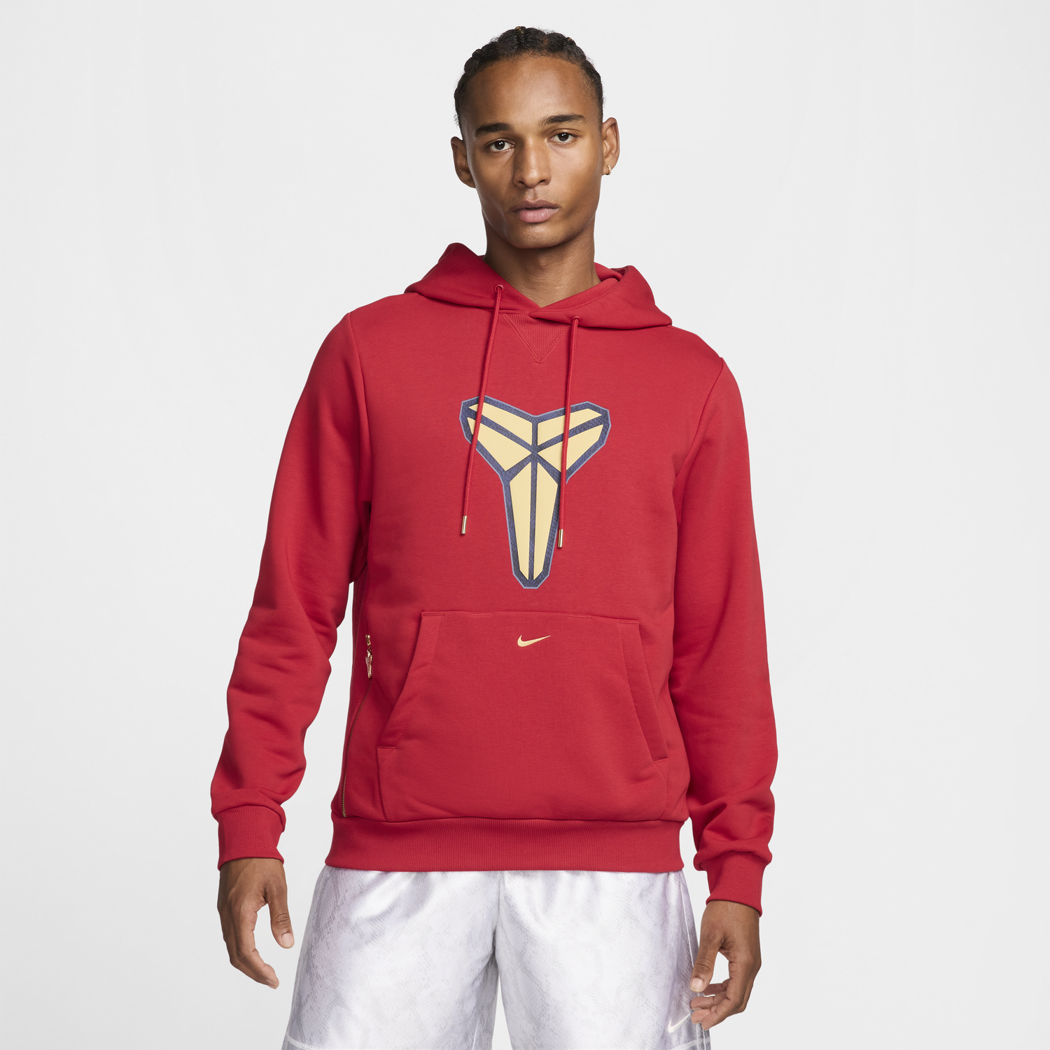 Mikina Nike Kobe Dri-FIT Standard Issue Basketball Hoodie Červená | HF0066-636, 0