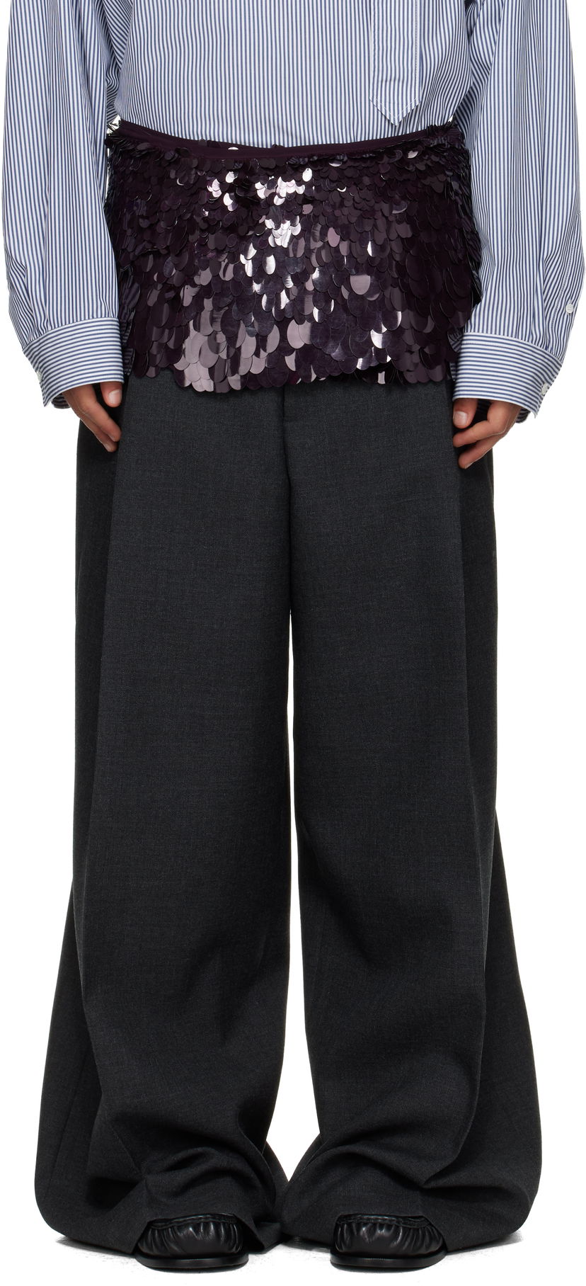 Opasok Dries Van Noten Dries Van Noten Sequined Belt Rôznofarebný | 252-020611-2313