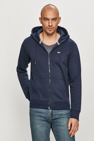 Mikina Tommy Hilfiger Jeans Full-Zip Hoodie Navy | DM0DM09592, 0