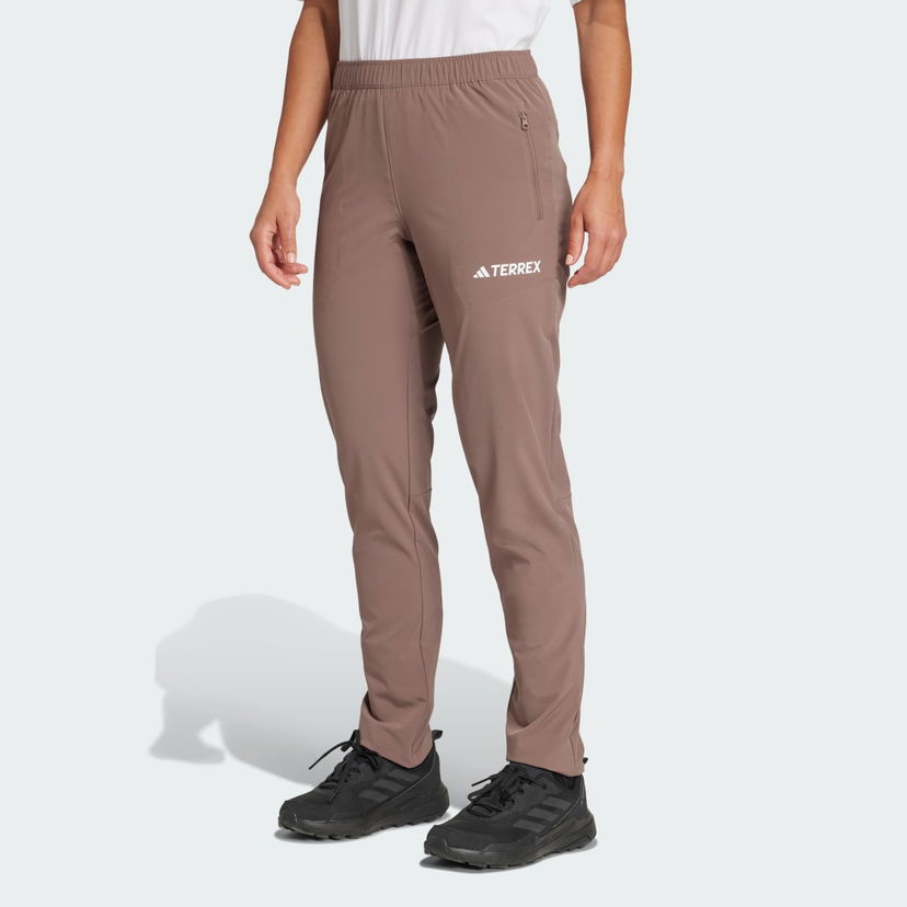 Nohavice adidas Performance Multi Essentials Stretch Hiking Pants Hnedá | JM3132