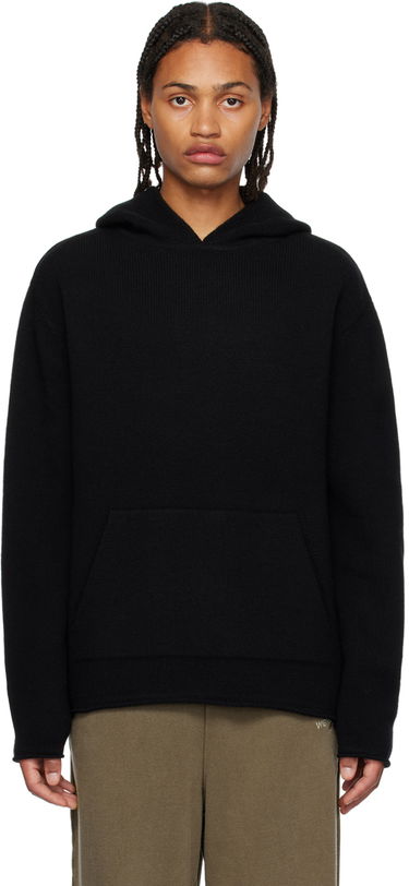 Mikina We11done We11done Jacquard Knit Hoodie Čierna | WD-KT3-23-639-U-BK, 0