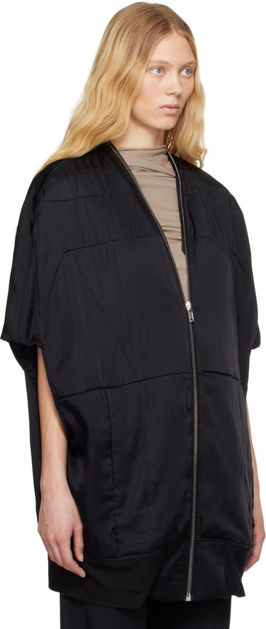 Vesta Rick Owens Rick Owens Hollywood Girdered Bubble Bomber Jacket Čierna | RP01E7739 SCH, 1