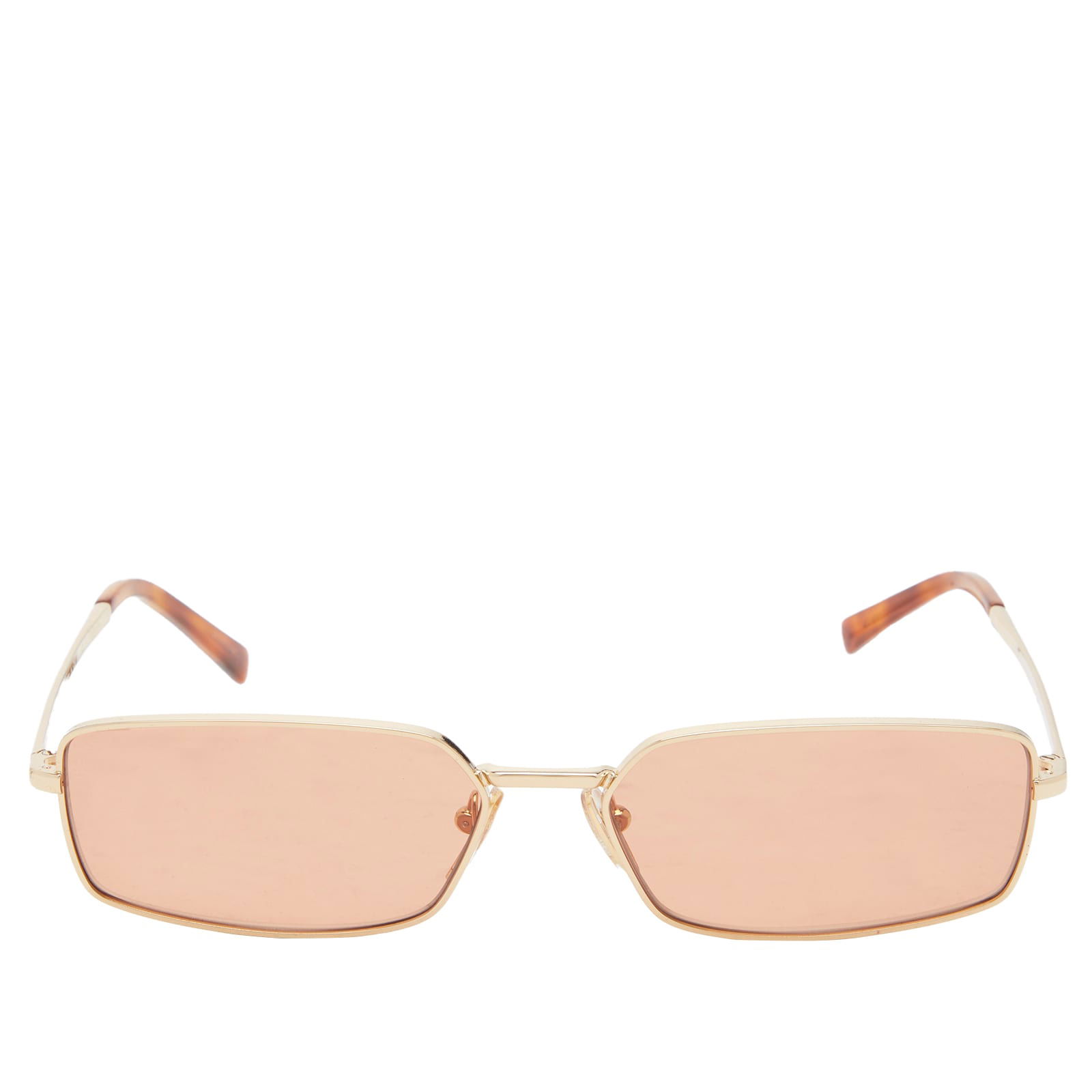 A60S Gold & Orange Rectangle Sunglasses