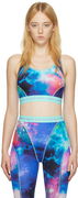 Space Print Sports Bra