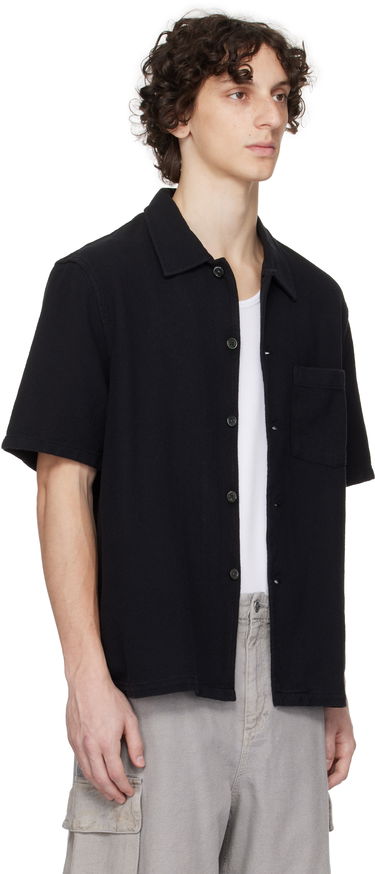 Košeľa OUR LEGACY Our Legacy Box Short Sleeve Shirt Čierna | M2252BBW, 1