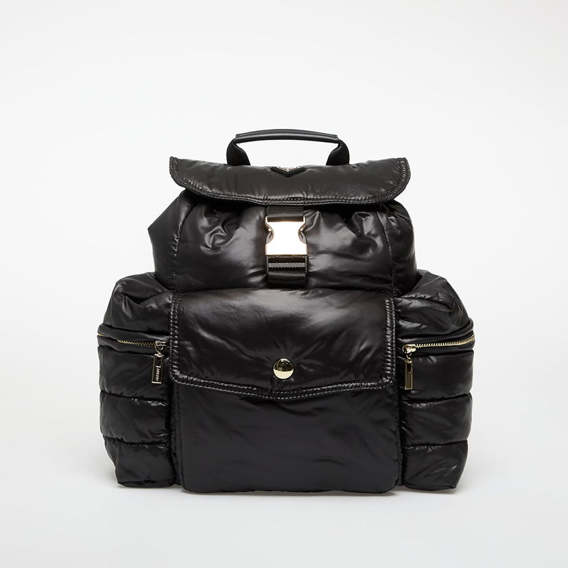 Batoh GUESS Nylon Padded Flap Backpack with Gold Hardware Čierna | V5BZ13WF820-JBLK