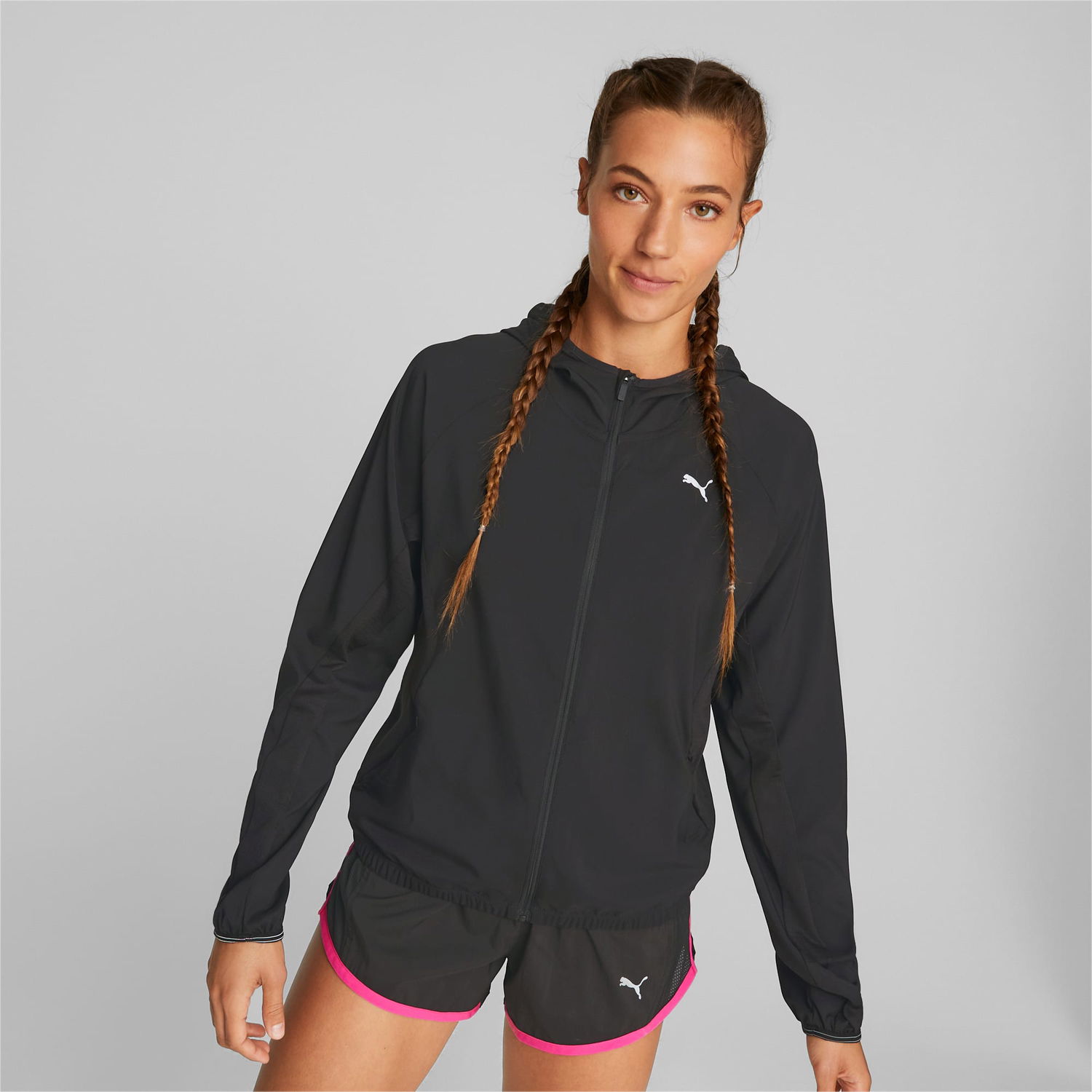 Bunda Puma RUN LIGHTWEIGHT Running Jacket Čierna | 523286_01, 1