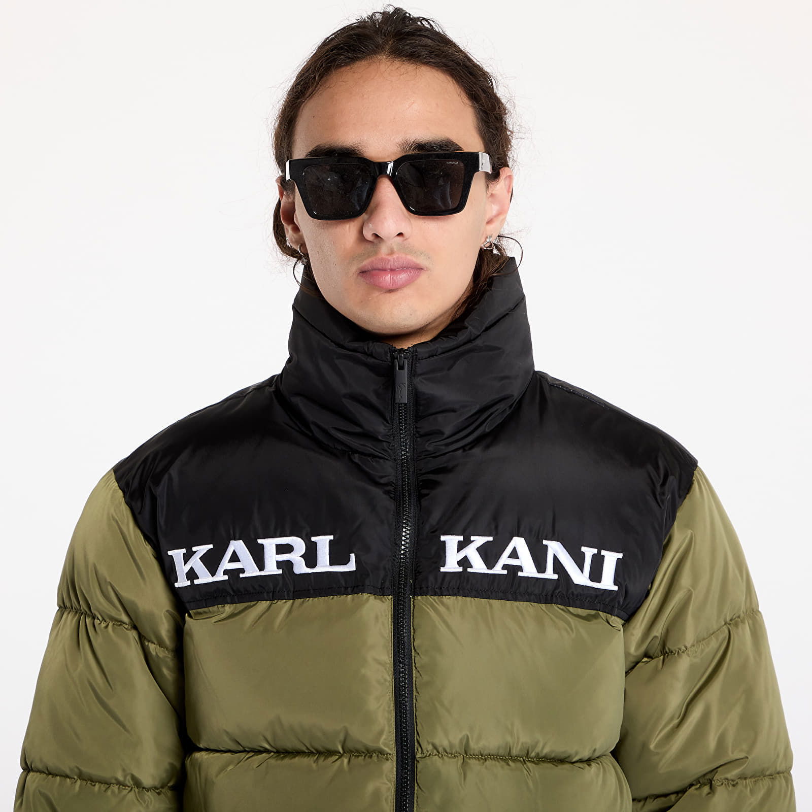 Jacket Retro Essential Puffer Jacket Olive L