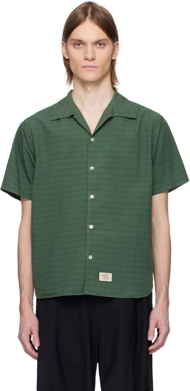 Košeľa Ranra RANRA Sun Stripy Cotton Shirt Zelené | AMSS25SS01594, 0