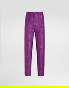 Dolce & Gabbana Peony-Motif Brocade Trousers