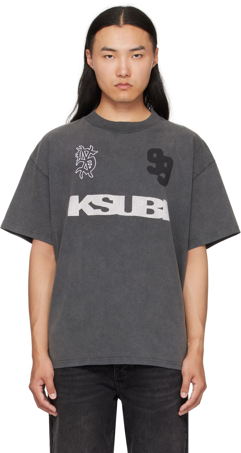 Tričko Ksubi Ksubi Rugged Ekcess T-Shirt Šedá | MFA25TE011