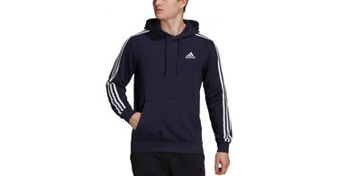 Mikina adidas Originals 3-Stripes Pullover Hoodie Čierna | gk9081, 1