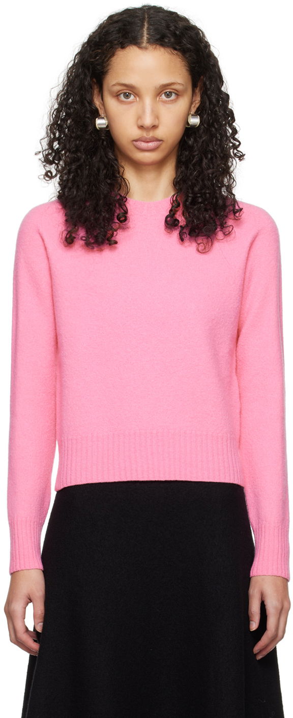 Sveter Jil Sander Relaxed-Fit Sweater Ružová | J01GP0103_J14603