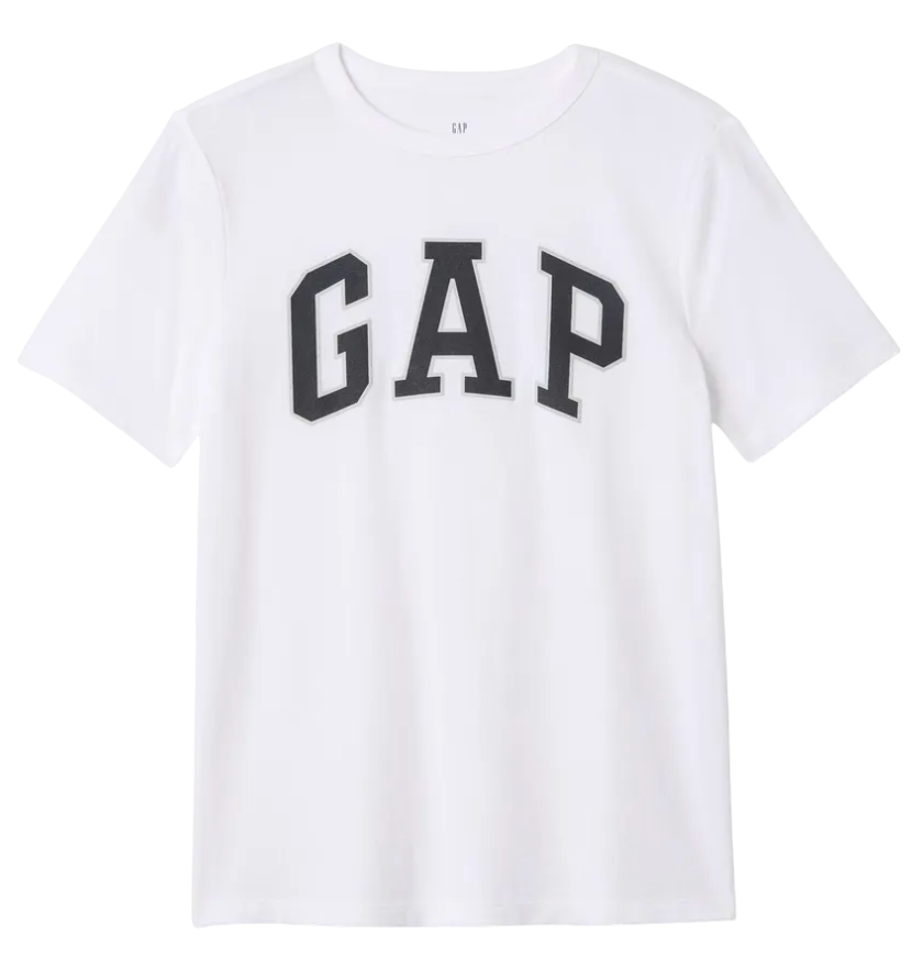 Tričko GAP GAP Basic Logo T-Shirt Biela | 708370-03, 0