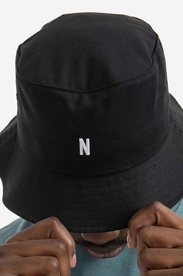 Klobúk NORSE PROJECTS Twill Bucket Čierna | N80-0101-9999, 3
