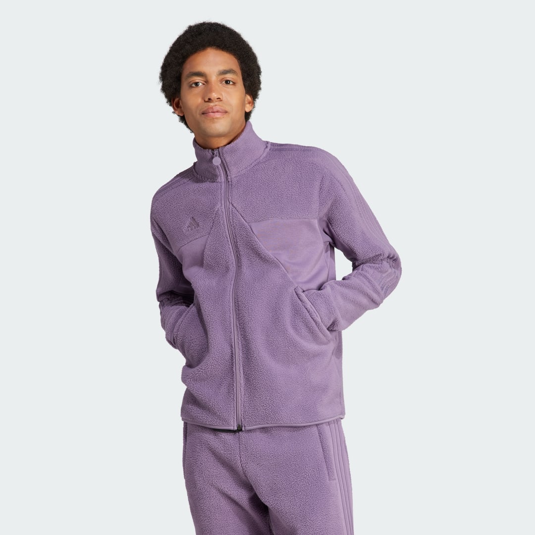 Mikina adidas Performance Tiro Fleece Track Jacket Fialová | IM2936, 0