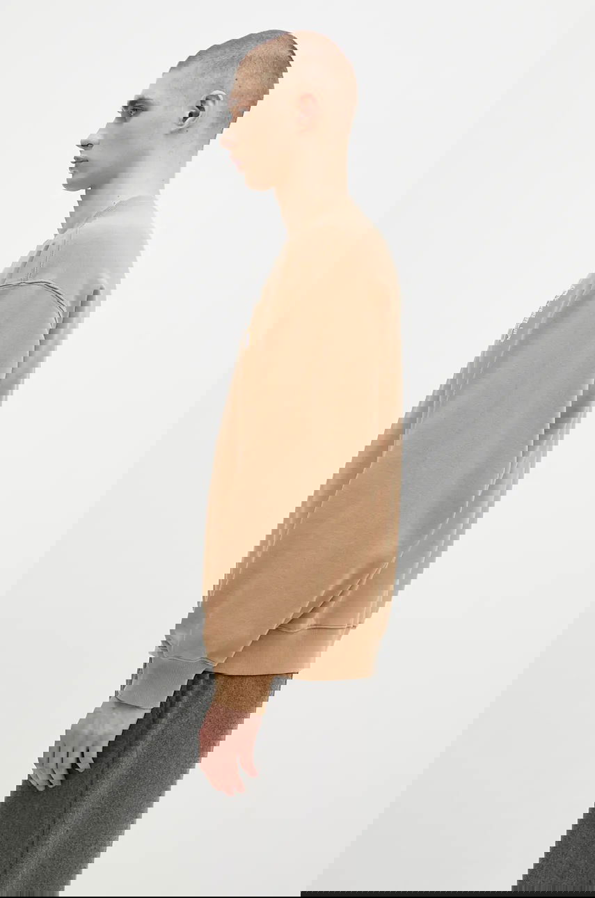 Mikina Carhartt WIP Oversized Cross Screw Graphic Sweatshirt Béžová | I034039.2KCXX, 1