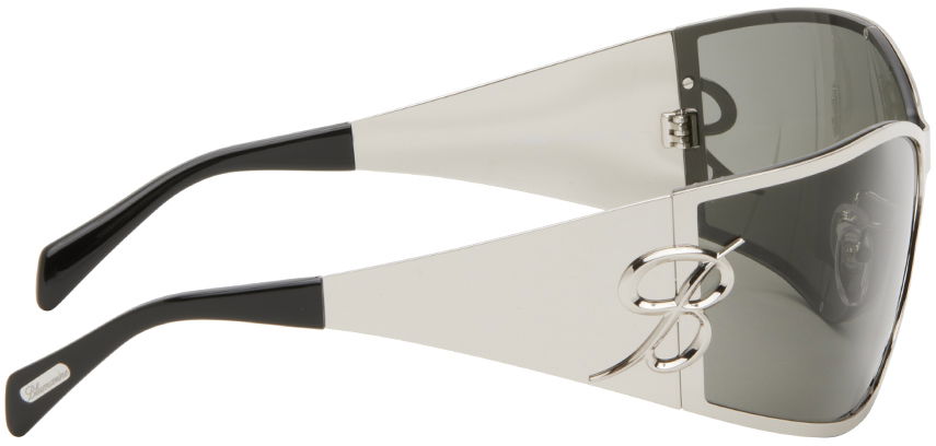 Metal Wraparound Sunglasses