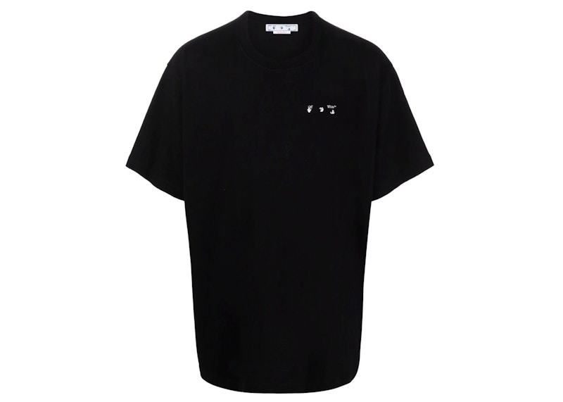 Tričko Off-White Caravaggio Back Print Oversized T-Shirt Black Čierna | OMAA038C99JER0061001