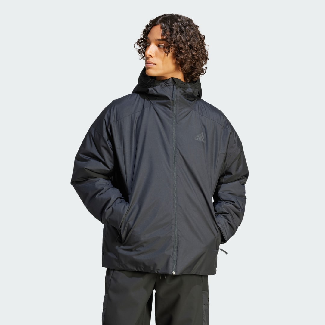 Bunda adidas Originals Traveer Insulated Čierna | IK3136, 1