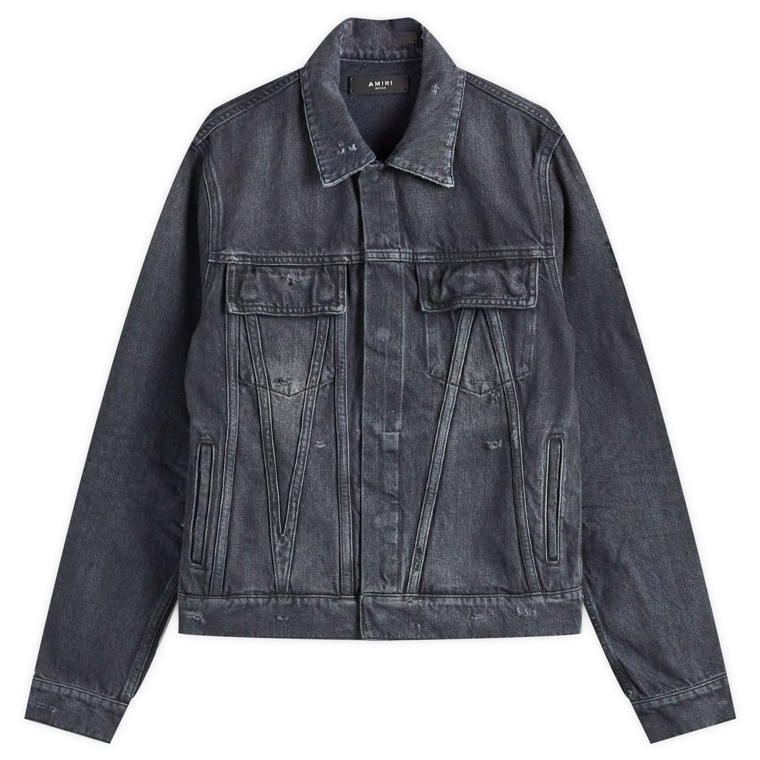 Bunda AMIRI Vintage Trucker Jacket Čierna | AMDNTR1009-097, 0
