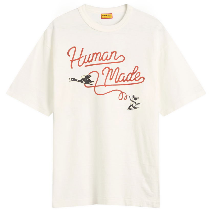 Tričko Human Made Rope Script T-Shirt Biela | HM30TE017-WHT