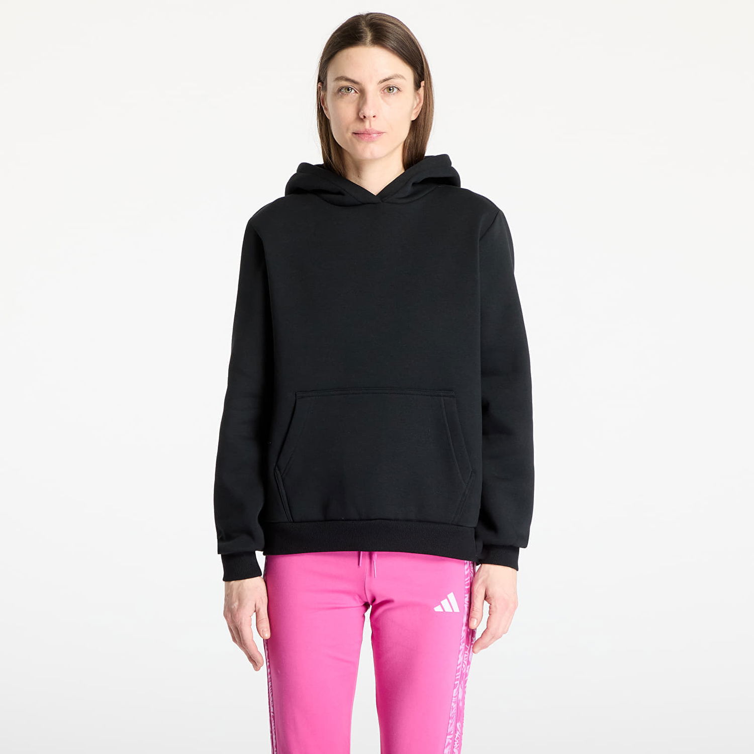 Mikina Urban Classics Urban Classics Fluffy Hoody Čierna | TB7105-00007, 0