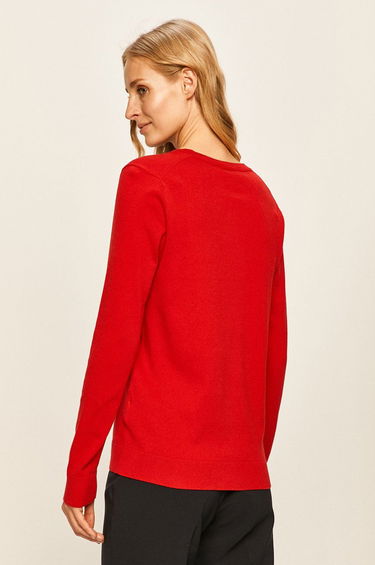 Sveter Tommy Hilfiger Regular Fit Sweater Červená | WW0WW25294.NOS, 1