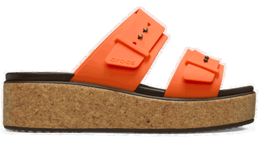 Tenisky a topánky Crocs Brooklyn Cork Buckle Sandals Oranžová | 211252-2BV, 0