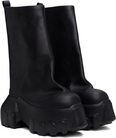 Tenisky a topánky Rick Owens Rick Owens Hollywood Flared Mega Tractor Boots Čierna | RR01E5864 LCH, 3