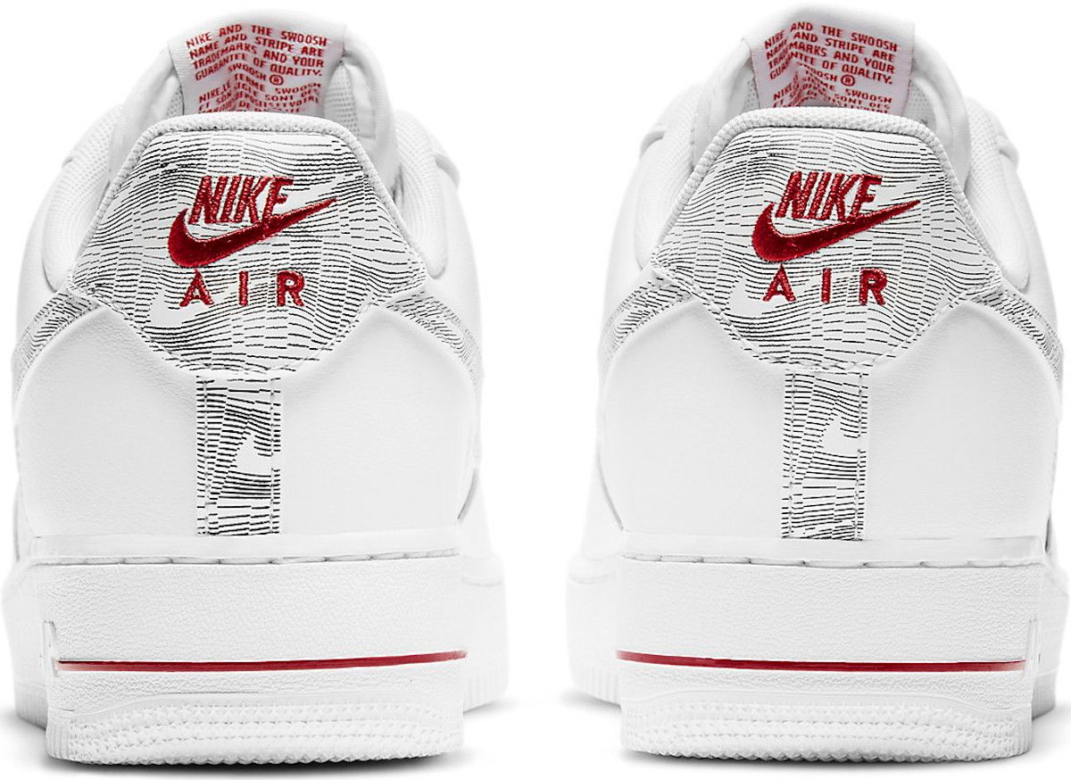 Air Force 1 Low "Topography Pack - White University Red"