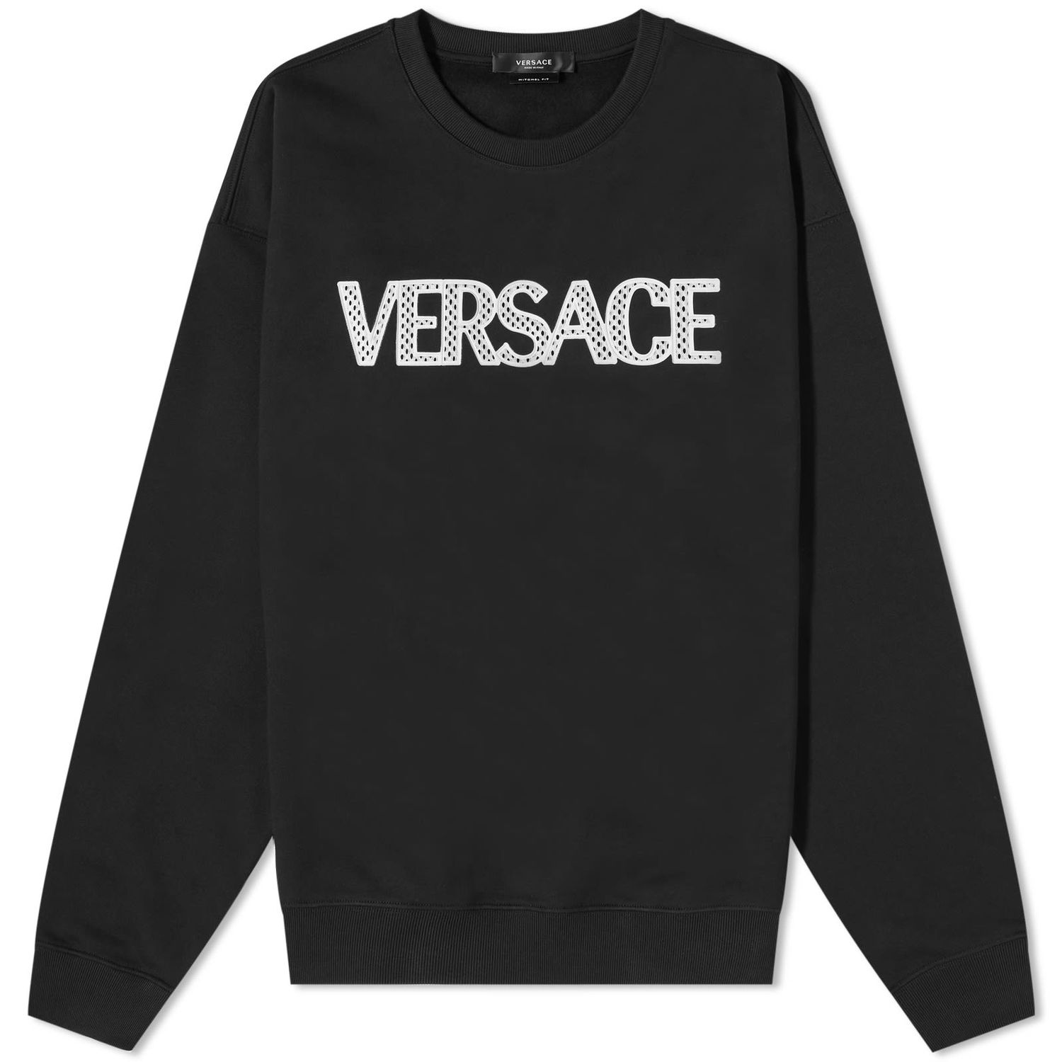 Mikina Versace Logo Crew Sweat Black Čierna | 1009340-1A06793-1B000, 0