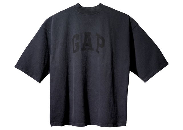Tričko adidas Yeezy Yeezy Gap Engineered by Balenciaga Dove 3/4 Sleeve Tee Black Čierna | 471286-02/469669-01, 0