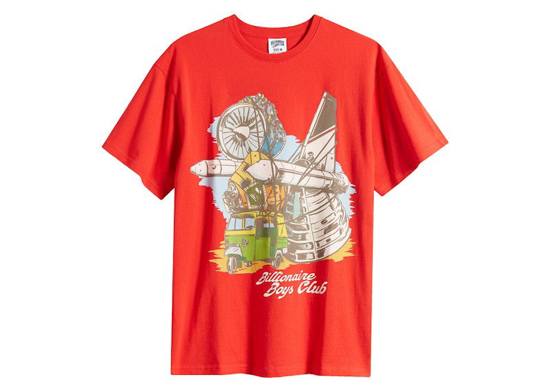 Tričko BILLIONAIRE BOYS CLUB Billionaire Boys Club Tuk Graphic T-Shirt Červená | 8412201RED, 0