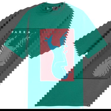 Tričko By Parra Parra Vertical Horse Graphic T-Shirt Zelené | 53505-GRN, 1