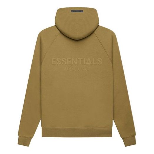 Mikina Fear of God Essentials Pullover Logo Hoodie Zelené | FOG-FW21-003
