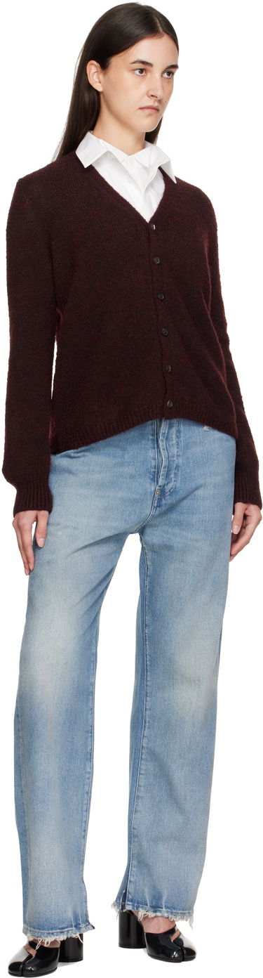 Sveter Maison Margiela Maison Margiela Wool Cardigan Vínová | S51HP0023 M13154, 3