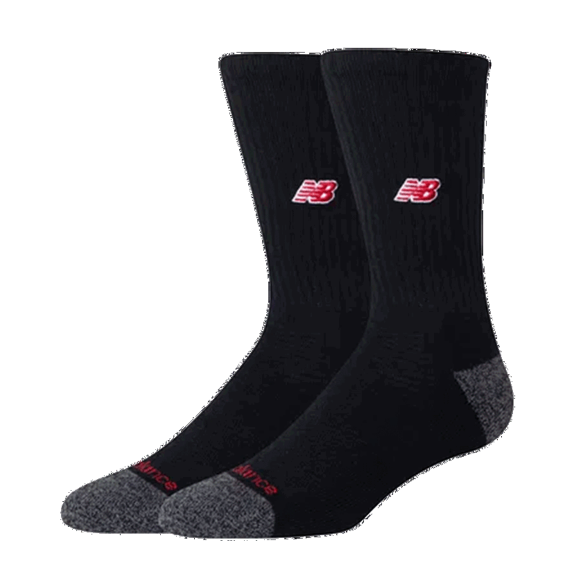 Ponožky New Balance Active Premium Crew Socks 2 Pack Čierna | LAS25302-BK
