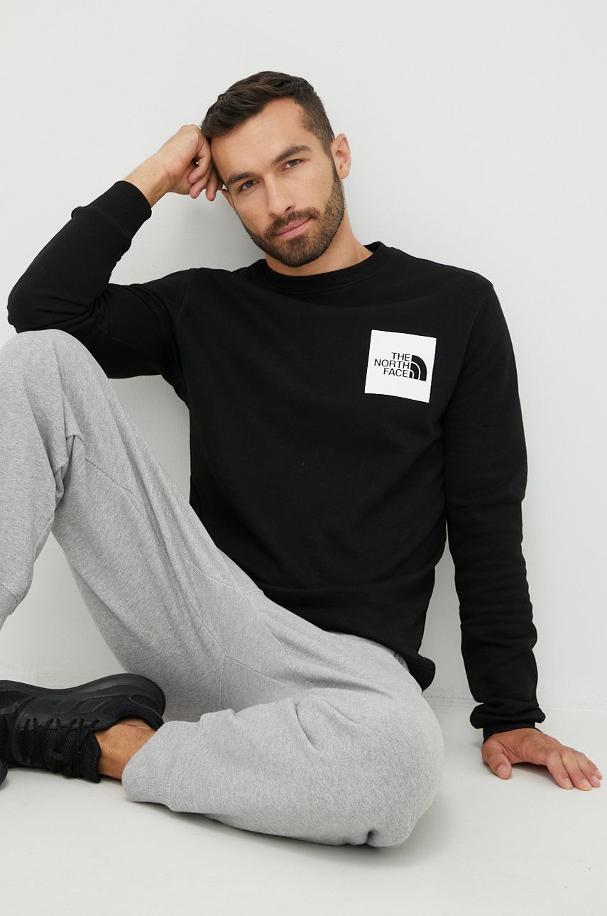 Mikina The North Face Fine Crewneck Čierna | NF0A7X1LJK31, 0