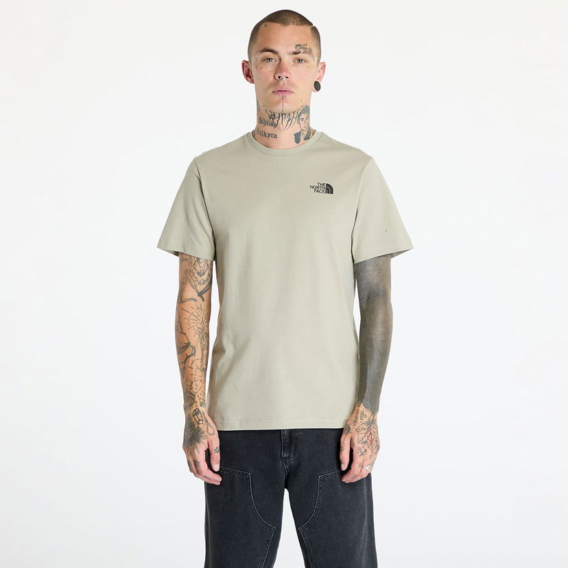 Tričko The North Face S/S Redbox Tee Graphic Infill 2 Clay Grey/Tnf Black 3D Zelené | NF0A8A3R9IT1