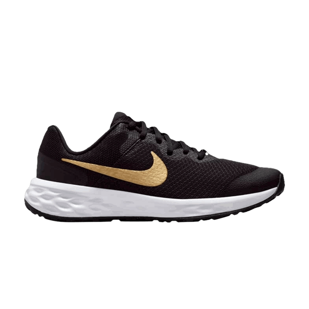 Tenisky a topánky Nike Revolution 6 "Black Metallic Gold" GS Čierna | DD1096-002, 0