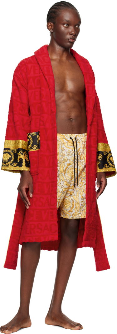 Plavky Versace Barocco Swim Shorts Biela | ABU05021_1A11356, 3
