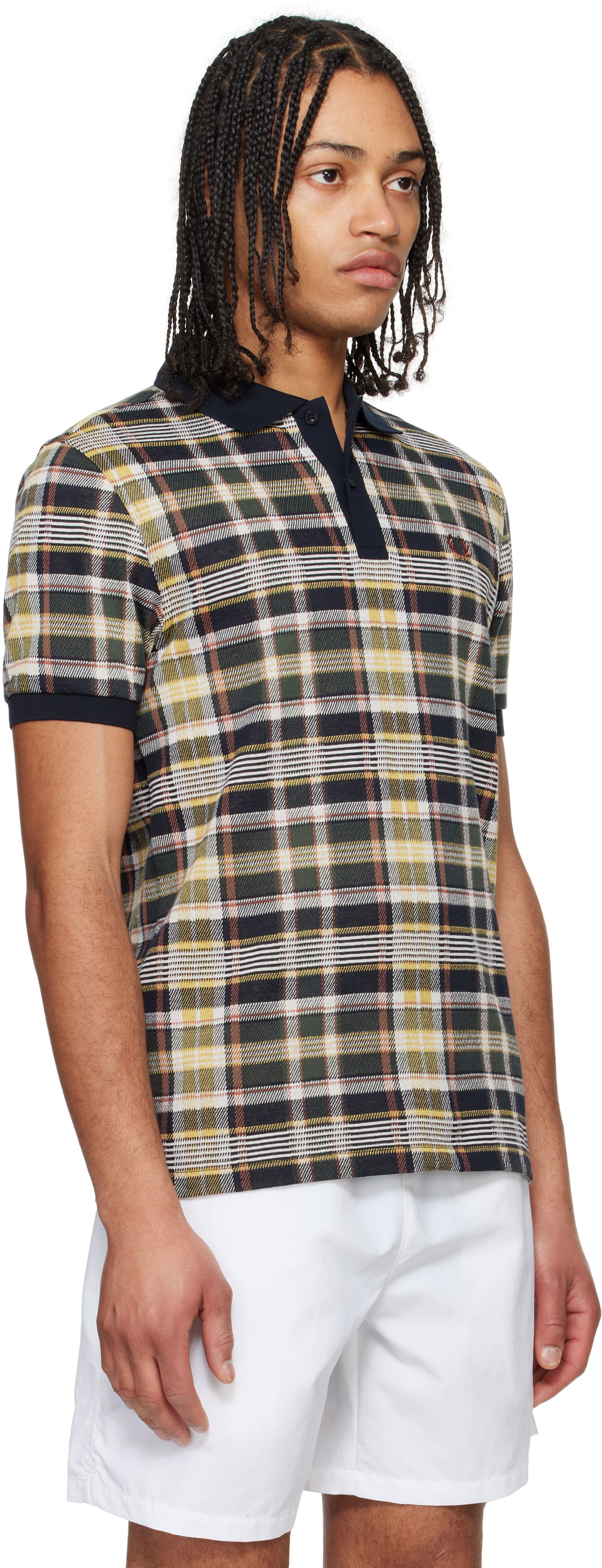 Polo tričko Fred Perry Fred Perry Madras Check Polo Shirt Rôznofarebný | M9865, 1