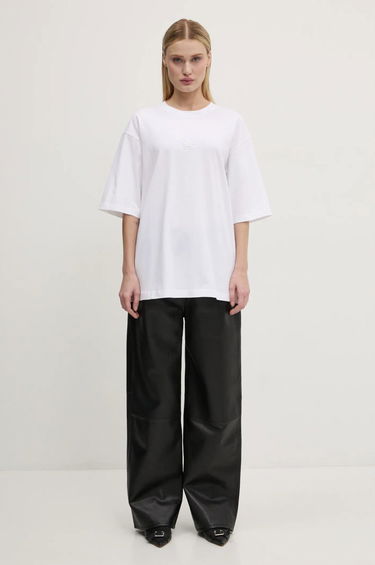 Tričko Filling Pieces Filling Pieces Boxy Embroidered T-Shirt Biela | 74413791901, 9