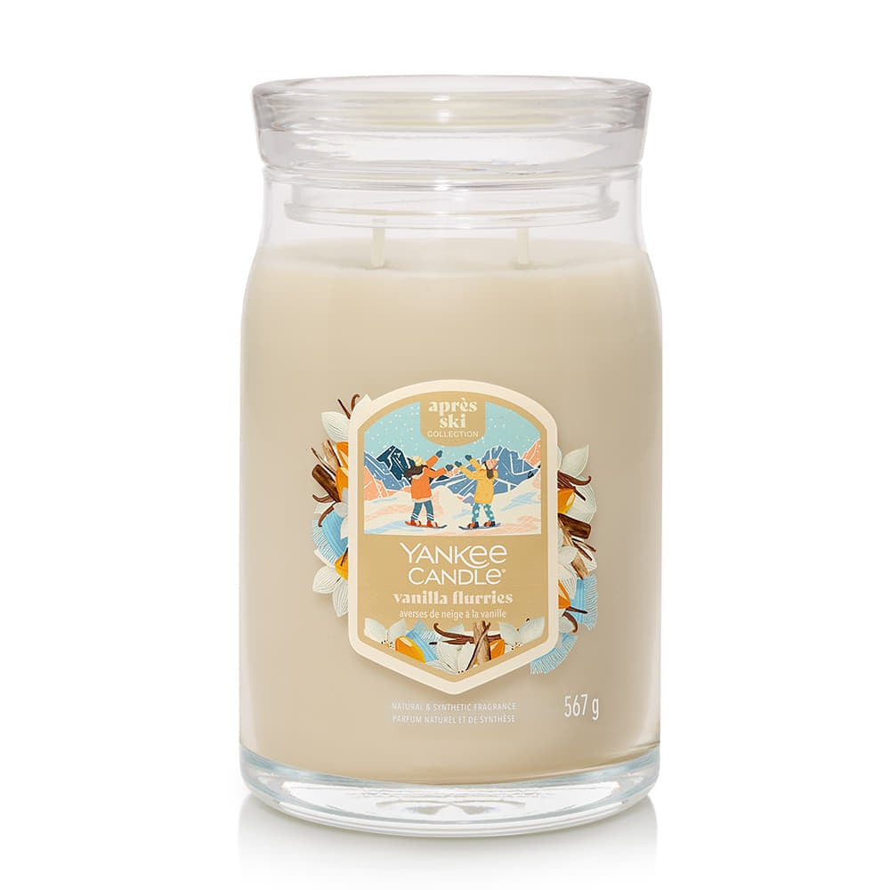 Sviečka Yankee Candle Après Ski Collection Signature Large Jar 2 Wicks Vanilla Flurries Béžová | 43496, 0