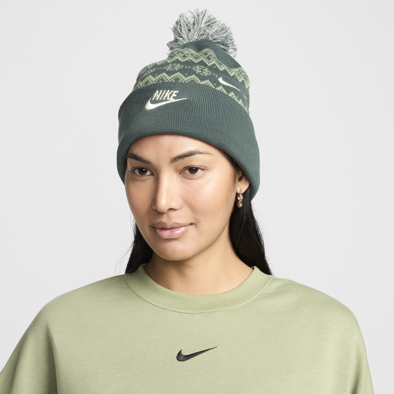 Kulicha Nike Peak Beanie Zelené | HF0188-338, 0