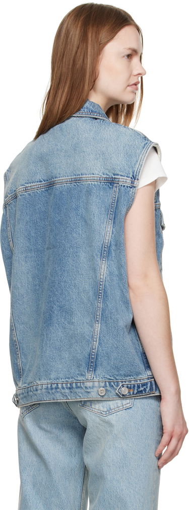 Vesta Anine Bing ANINE BING Rory Denim Vest Modrá | A-01-10857-WHD37, 2